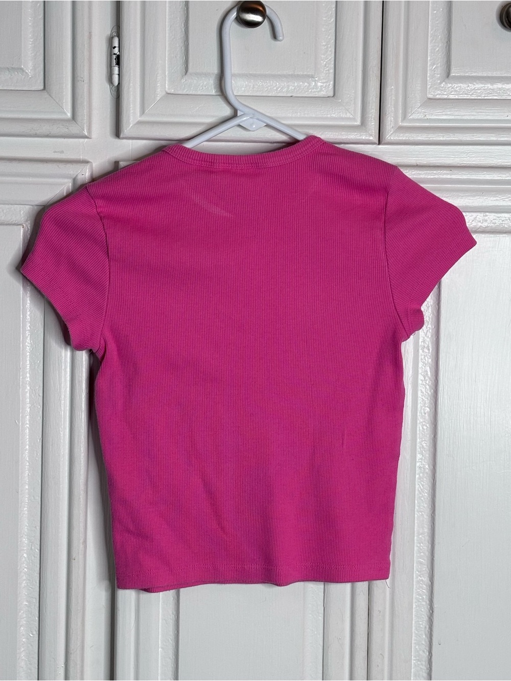 Maeve Ribbed Knit Tee Size Small - Picture 4 of 9